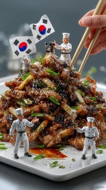 高平名吃店的超級美味:炒餑子、酸菜黑圪條和核桃肉的完美組合