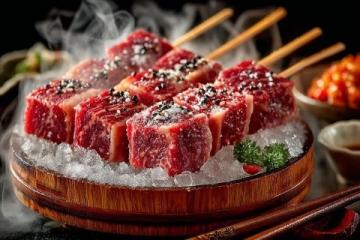 
新疆地道風味：1元享1斤烤羊肉串
