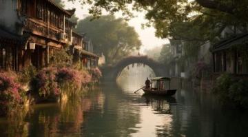 貴州畢節(jié)清晨美景：老城區(qū)里的生機與寧靜