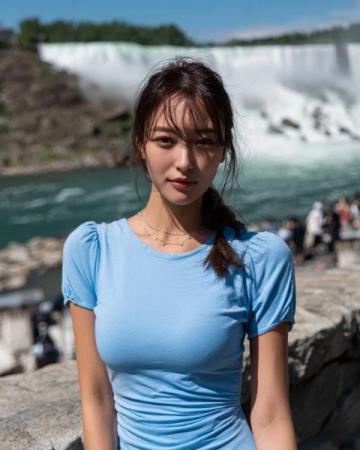 一名伊朗美女網紅在游覽桂林后,感慨萬千的落淚了