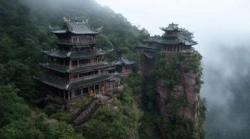 滿堂鄉(xiāng)的圓通寺及周邊風(fēng)景