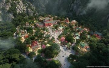 陽泉桃林溝民俗文化園(陽泉郊區(qū)桃林溝的桃河民俗文化園，已經(jīng)建成很多年了,每次去桃林)