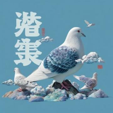 我在頭條參與逛市集贏五萬元活動，今天抽到了“鳥飛攜靄瑞，福至帶祥云”的好運簽