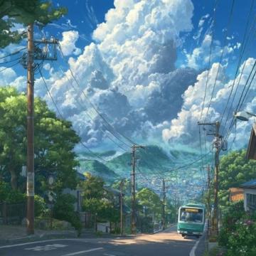 十字街頭的繁榮景象