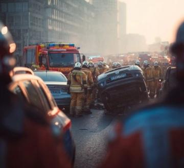 杭州街頭驚現生死救援!40余司機齊心協力抬車救外賣小哥
