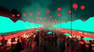 白云廣場(chǎng)夜市盛大開(kāi)業(yè)，美食狂歡，必打卡的網(wǎng)紅地標(biāo)！