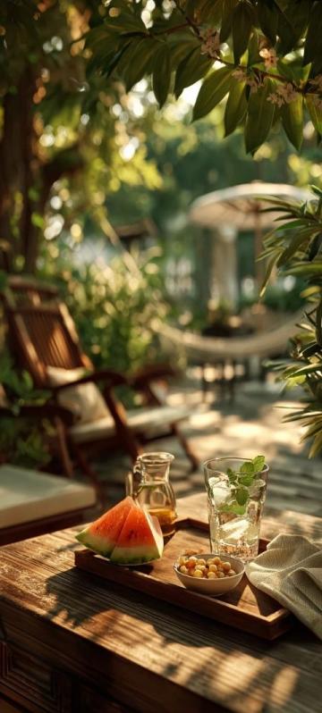 夏日的溫情是大自然給予我們的禮物，帶來陽光燦爛、風(fēng)暖和、水果甜美。