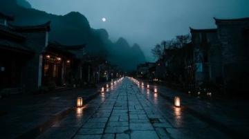 貴州畢節(jié)清晨美景：老城區(qū)里的生機與寧靜