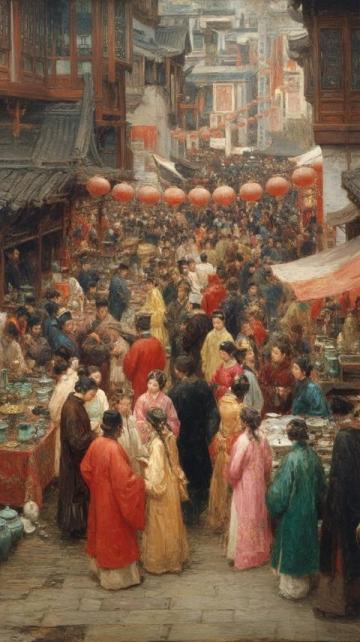 某市,一個(gè)游客去旅游,聽聞長街宴口碑很好,因此便買了票前去享用