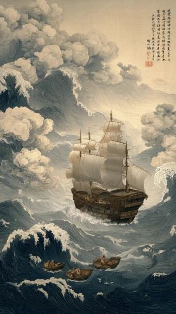 公元1593年菲律賓紅薯高產，陳正龍冒險運回福建度難時刻