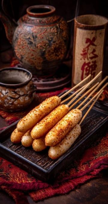 中國傳統美食:香脆可口的油條