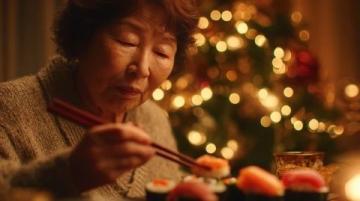 昨晚社會百態里"公婆深夜遛娃吃串"的視頻溫暖了無數人,老人抱著烤串笑說"被媽媽發
