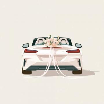 擁有深藍(lán)S07后，上午參加朋友婚禮，開個婚車