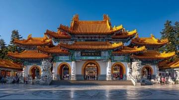 北京北海公園東門(mén):絕美風(fēng)光共享