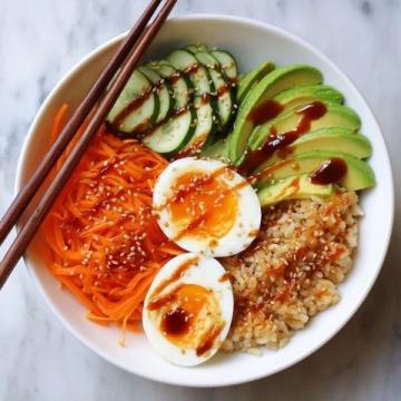 簡單美味的醬油拌飯食譜分享