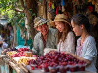 山東棗莊驚現(xiàn)英語達人：58歲阿姨菜市場流利介紹辣椒