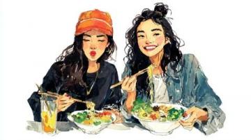 陽春三月, 一口接著一口的美食之旅