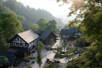 高黎貢山腳下,四休溫泉酒店靜謐藏匿于半山腰