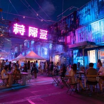 蕭山首個(gè)文創(chuàng)集市——“官河市集”夜市美食