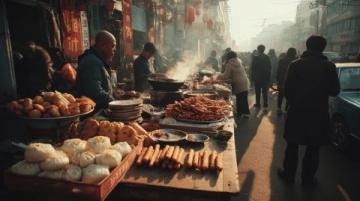 東莞早餐接地氣:水煎包僅售5毛錢