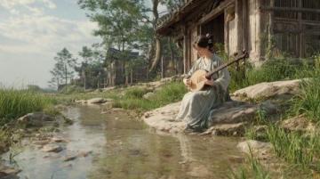 漢風(fēng)徐來,古樂悠揚,8月15日晚,在無錫濱湖萬象匯一樓中庭舉行的跟著蘇超游徐