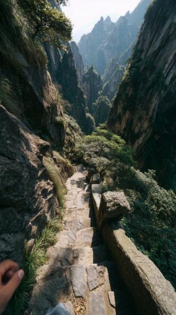 黃金午后探索靈山懸空棧道一日游攻略
