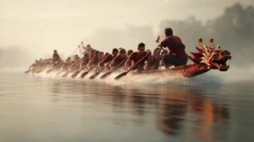 黃巖端午龍舟競渡帶來非遺新篇章,展現全域幸福河湖建設成果。