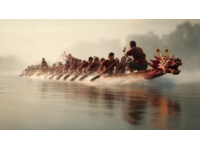 黃巖端午龍舟競渡帶來非遺新篇章，展現全域幸福河湖建設成果。