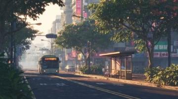 上海公交8路一粒時光膠囊在上海楊浦區輾轉