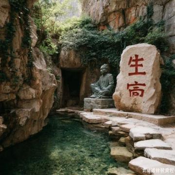 昨日與老阮相約前往九宮山噴水崖散步閑游