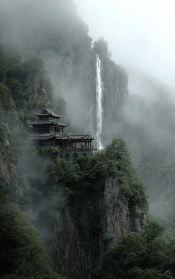 昨日與老阮相約前往九宮山噴水崖散步閑游