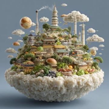 美食香氣直沖云霄