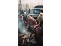 深秋里的一家之樂:在露營地度過美好的家庭時光