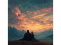 望山、聽溪、賞晚霞