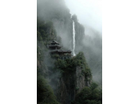 昨日與老阮相約前往九宮山噴水崖散步閑游