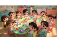 山東省供銷合作社幼兒園大二班：健康小手牽起美味大餐