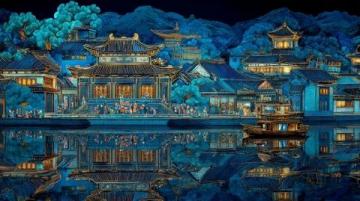 歲月之河中的璀璨明珠:商丘古城夜色帶你領略千年奇城的魅力