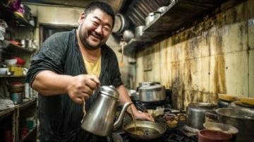 勁草聊廚跟著秋雨老師學蒸面條棵