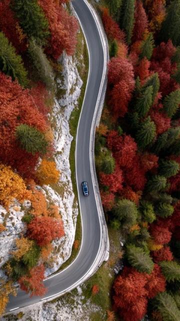 配色絕了!咸寧秋日頂流正在這條道路上演