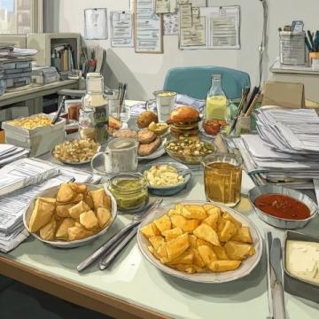 告別工作餐,懷念過去的日子