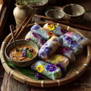 越南春卷皮新吃法(越南春卷皮美食)