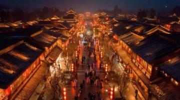 閬中城市風光閬中古城夜景閬中古城精簡旅游攻略