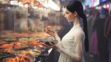 這個女孩吃過的最好吃的不是高檔菜,而是街頭小吃帶來的父愛。