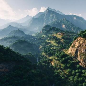 富蘊(yùn)風(fēng)光碧野煙霞