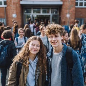 高中生和中專生的比較