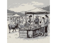 男孩買肉夾饃不要辣椒多放肉引發老板歡笑