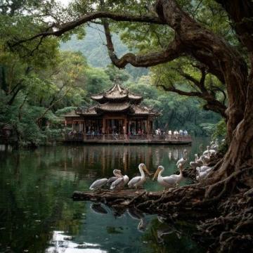 廣州著名的風景園林——東山湖公園