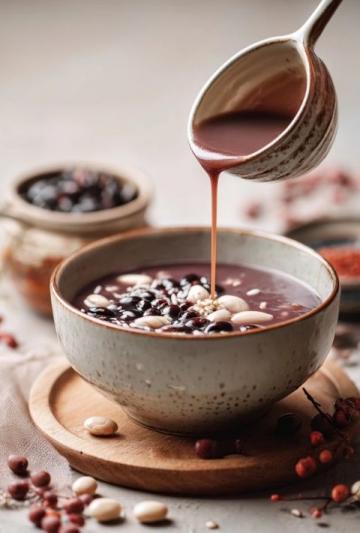 黑芝麻糊燉奶,營養大補、美容養發、助消化安神的健康甜品