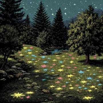 夜幕為花果園濕地公園拉上深藍幕布時，整座公園便成了被星光吻過的聚寶盆