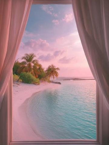 枸杞島民宿推窗就是海景！